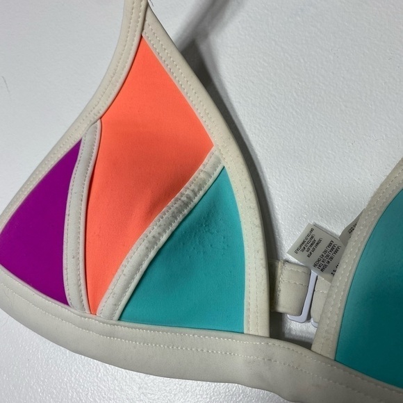 Pink Victoria Secret multi colored bikini top XS - Picture 2 of 5